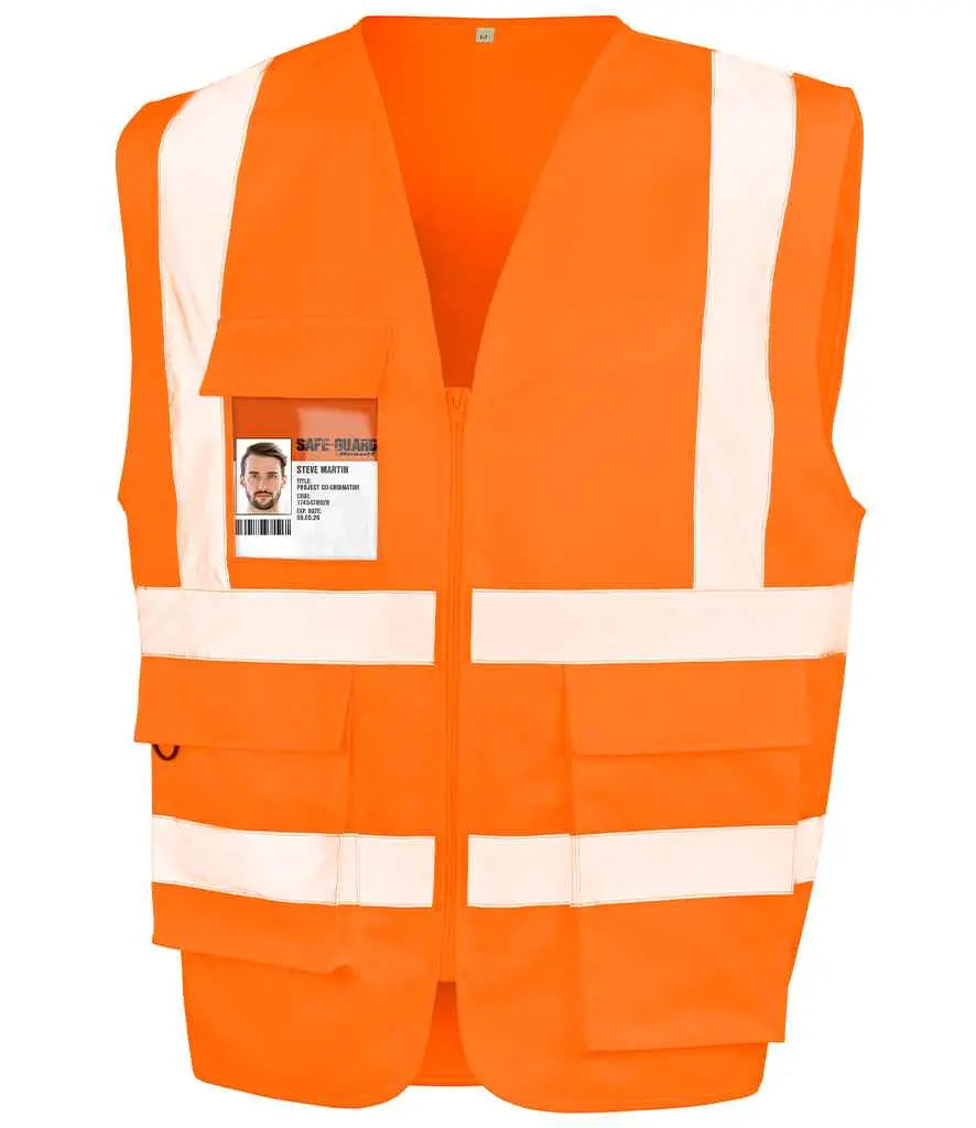 Result Safe-Guard Heavy Duty Poly/Cotton Security Vest Result Safe-Guard
