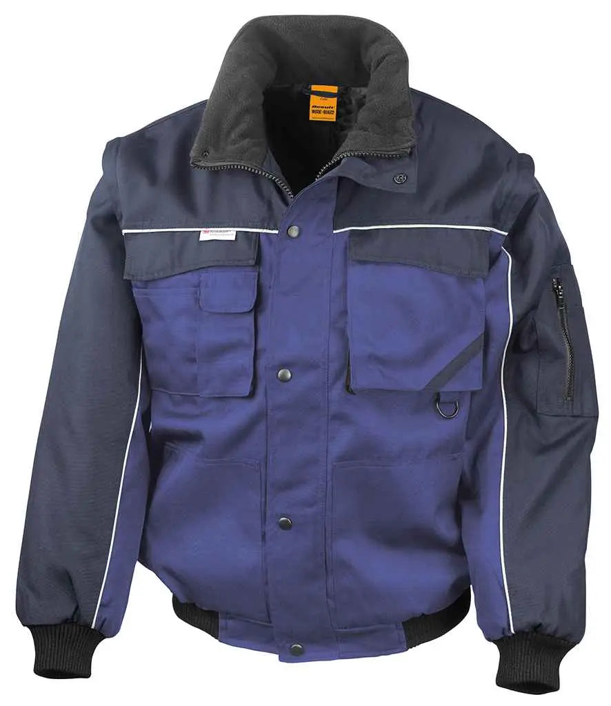 Result Work-Guard Zip Sleeve Heavy Duty Jacket Result Work-Guard