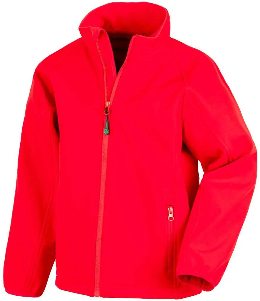 Result Genuine Recycled Kids Two Layer Printable Soft Shell Jacket Result Genuine Recycled