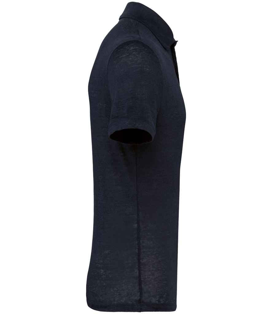 Spasso Knitted Linen Polo Shirt