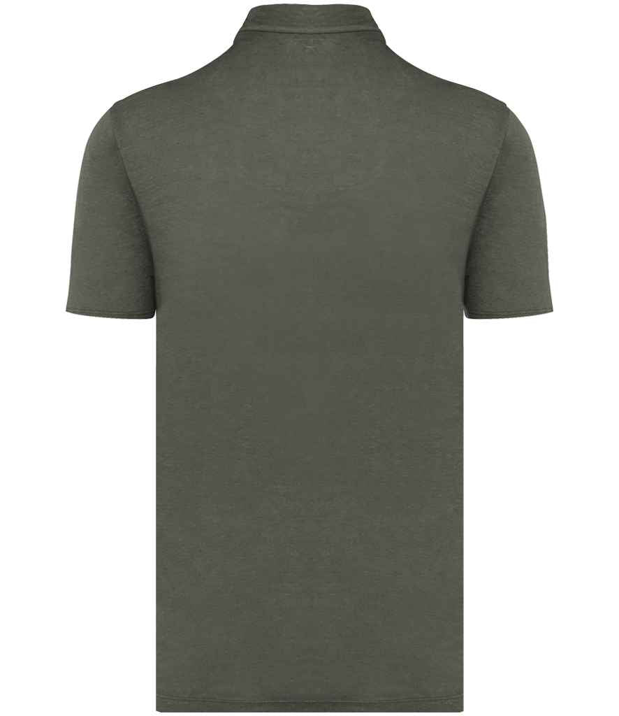 Spasso Knitted Linen Polo Shirt