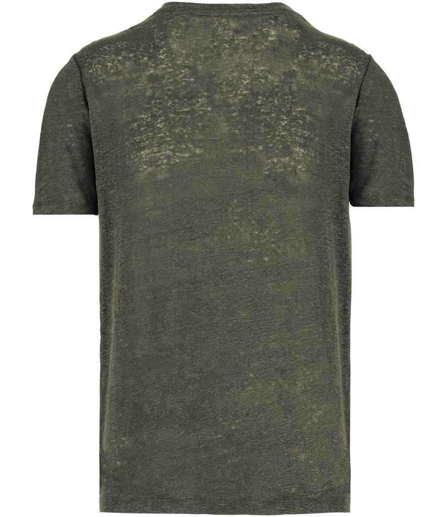 Spasso Crew Neck Linen T-Shirt