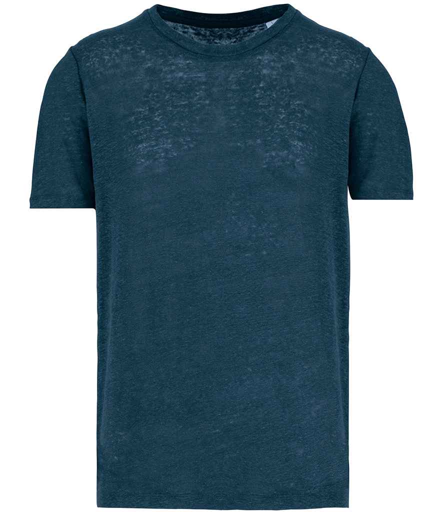 Spasso Crew Neck Linen T-Shirt