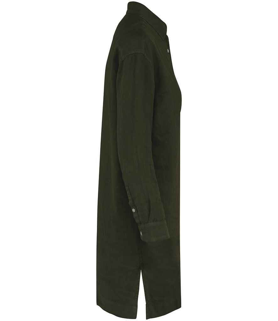 Spasso Ladies Linen Dress Shirt