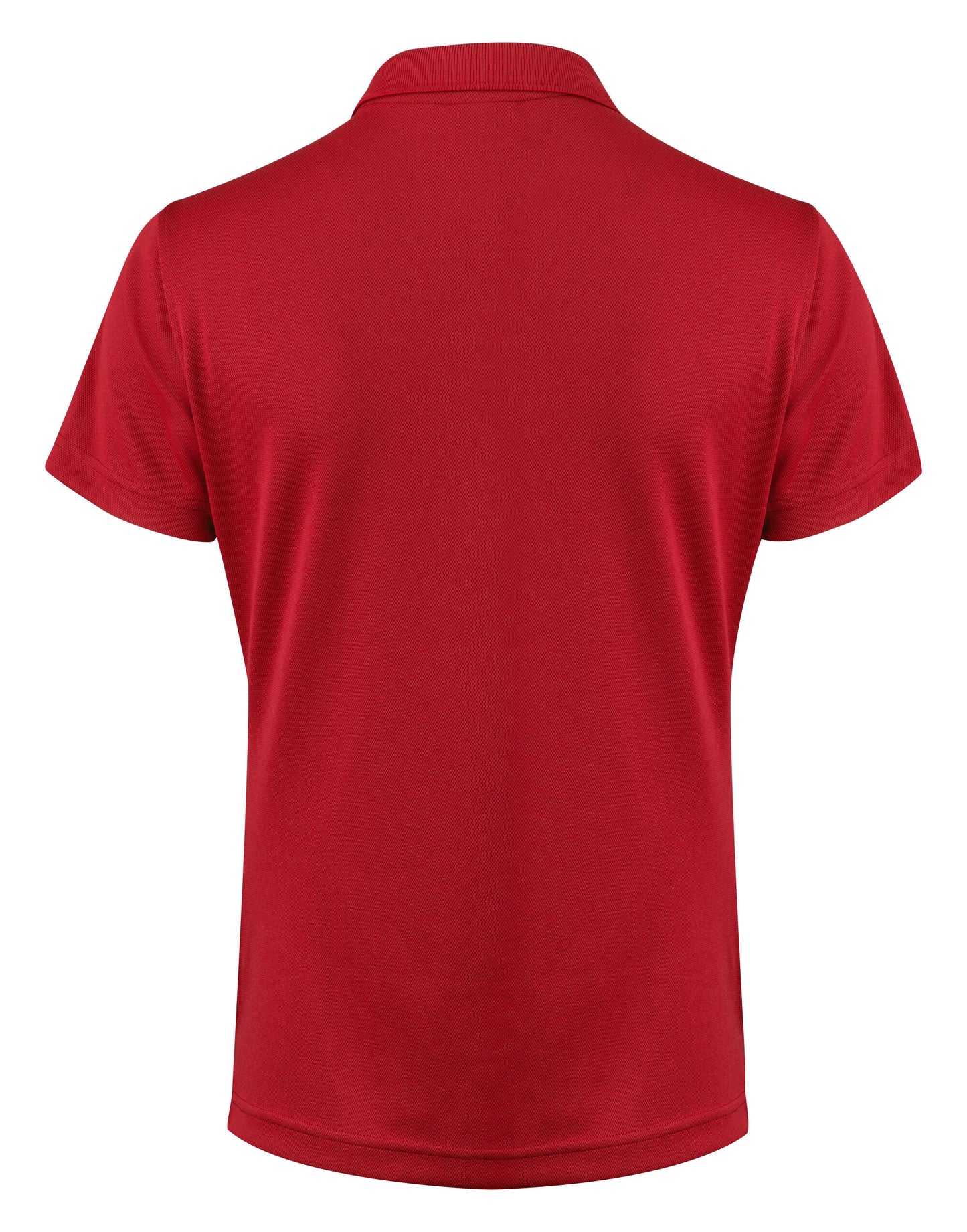 Printer Red Ladies Smash Polo Shirt