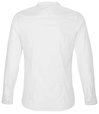 NEOBLU Ladies Bart Mao Collar Long Sleeve Poplin Shirt