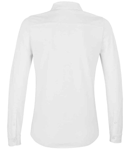 NEOBLU Ladies Basile Organic Cotton Long Sleeve Piqué Shirt
