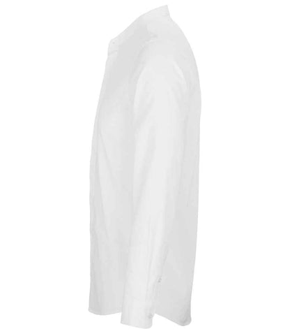 NEOBLU Bart Mao Collar Long Sleeve Poplin Shirt
