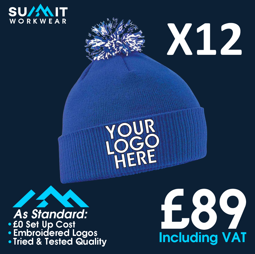 12 Bobble Beanie Bundle Summit Workwear Ltd