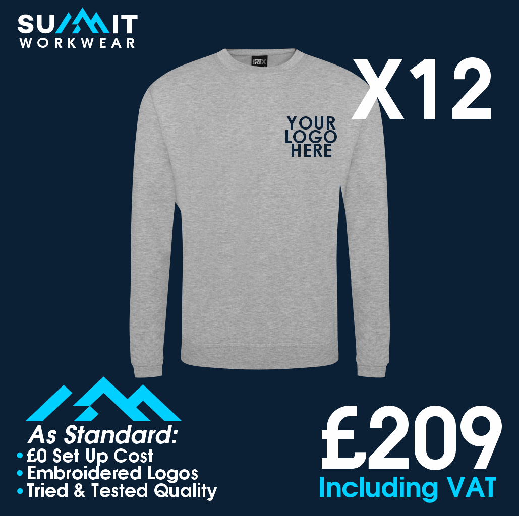 12 Sweatshirt Bundle Summit Workwear Ltd