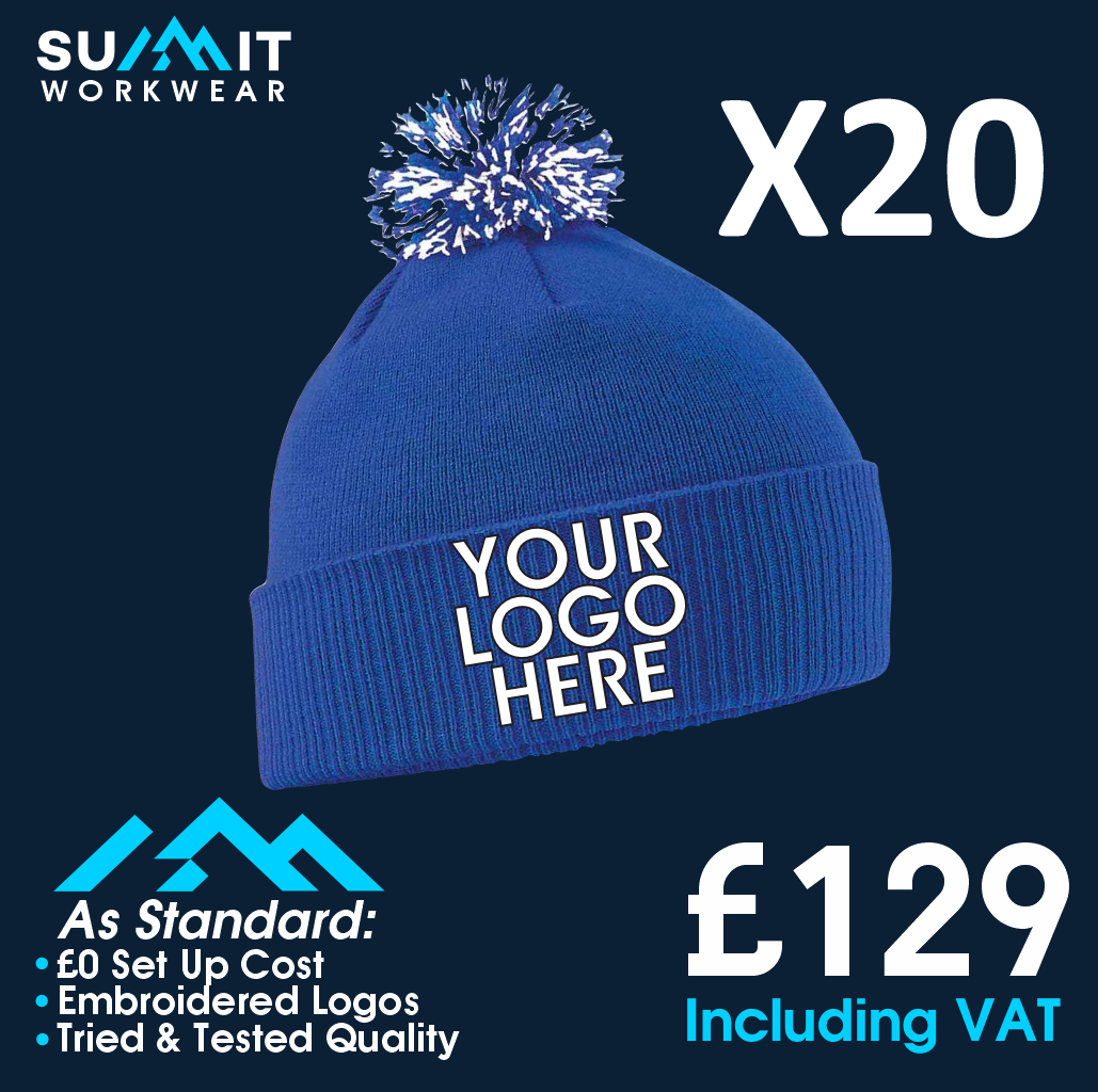 20 Bobble Beanie Bundle Summit Workwear Ltd