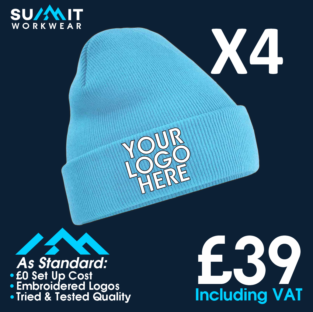 4 Winter Beanie Bundle Summit Workwear Ltd