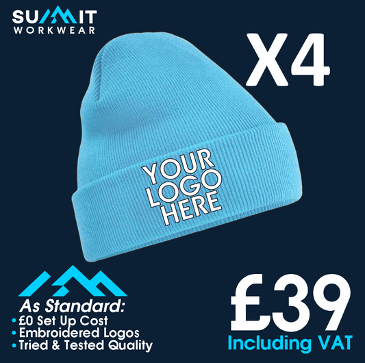 4 Winter Beanie Bundle Summit Workwear Ltd