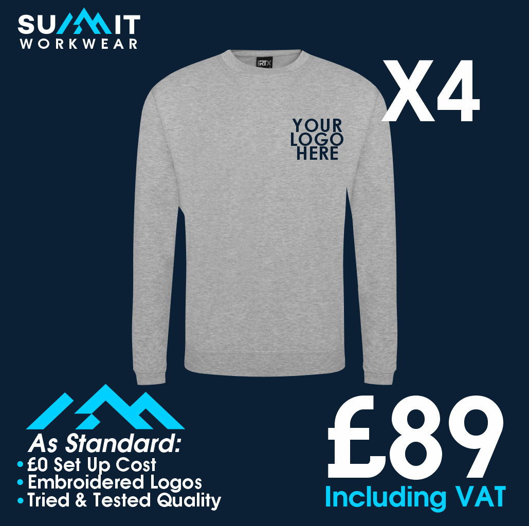 4 Sweatshirt Bundle Summit Workwear Ltd