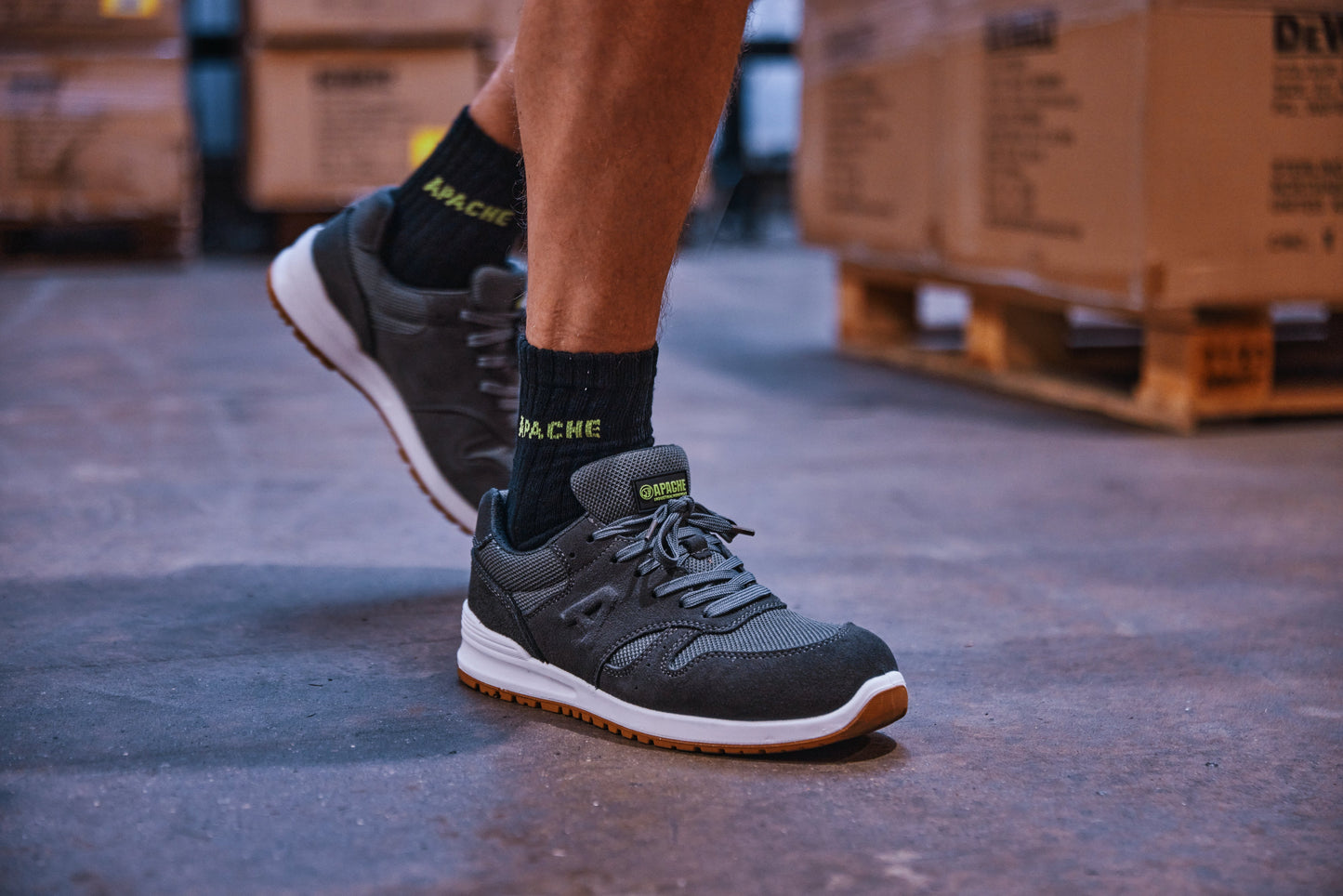 Apache Winnipeg Suede Safety Trainer