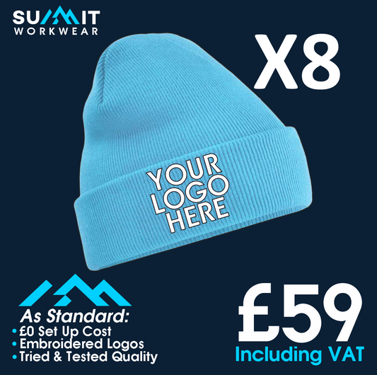 8 Winter Beanie Bundle Summit Workwear Ltd