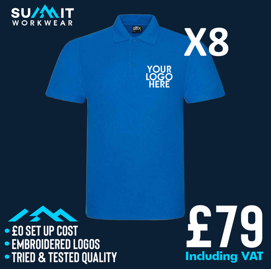 8 Polo Shirt Bundle