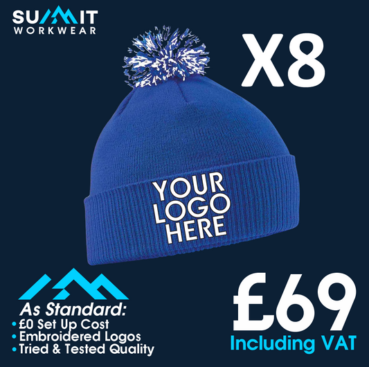 8 Bobble Beanie Bundle