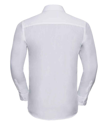 Russell Collection Long Sleeve Tailored Poplin Shirt