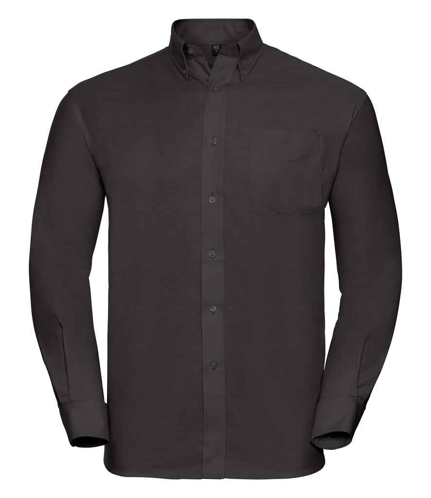 Russell Collection Long Sleeve Easy Care Oxford Shirt Russell Collection