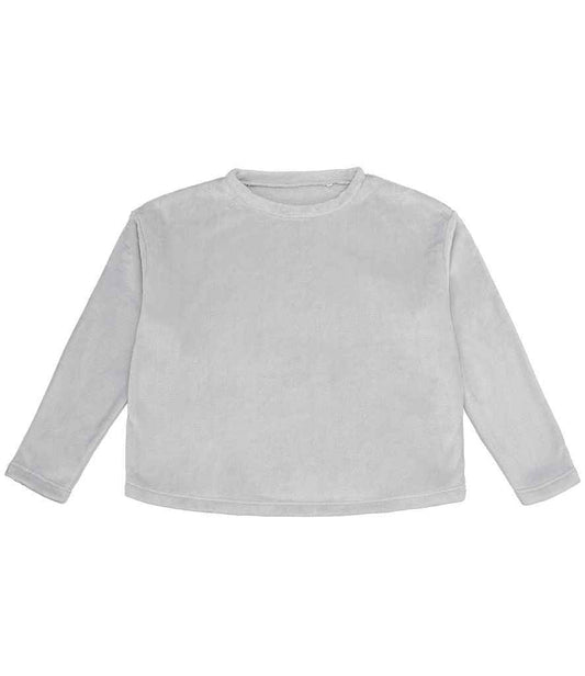 Brand Lab Ladies Plush Fleece Crew Neck Sweatshirt