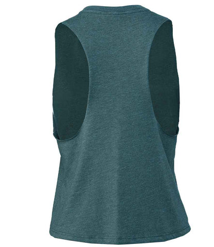 Bella Ladies Racer Back Cropped Tank Top