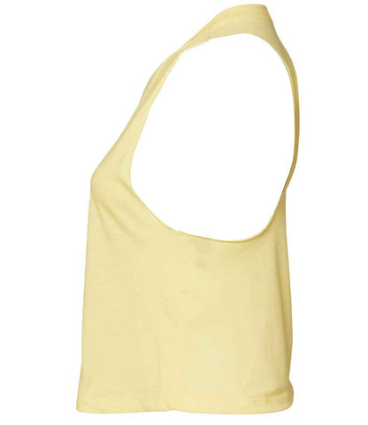 Bella Ladies Racer Back Cropped Tank Top