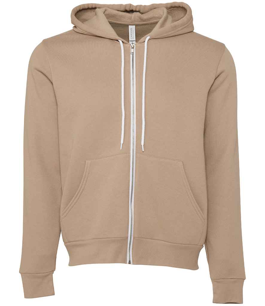 Canvas Unisex Full Zip Hoodie
