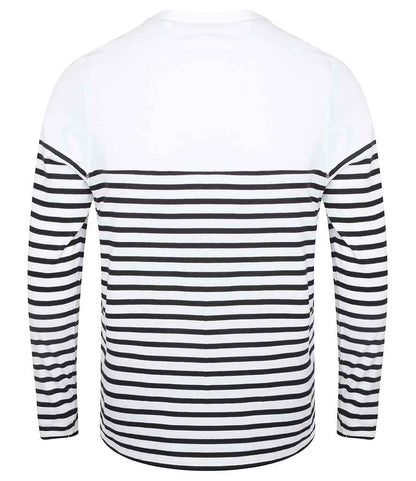 Front Row Unisex Long Sleeve Breton Striped T-Shirt