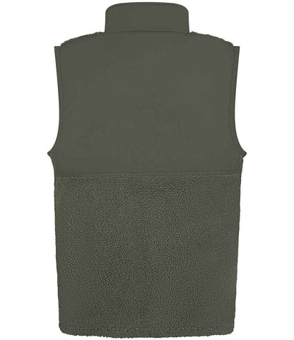 Front Row Recycled Sherpa Gilet