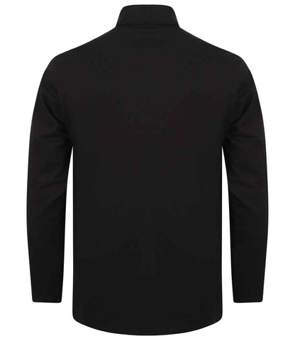 Henbury Long Sleeve Roll Neck Top