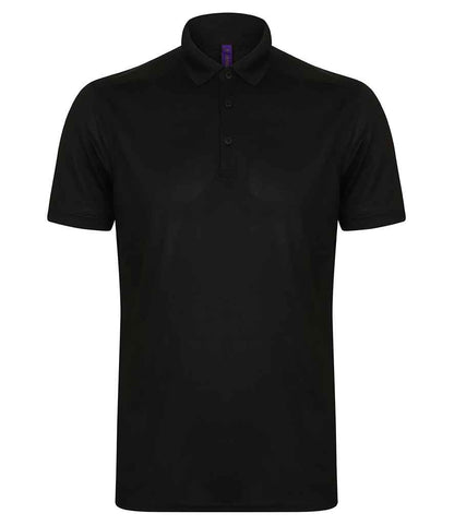 Henbury Slim Fit Stretch Microfine Piqué Polo Shirt