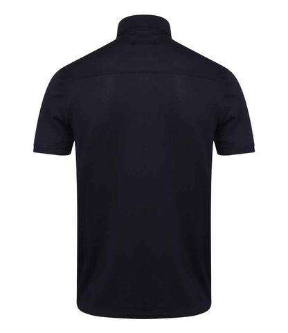Henbury Slim Fit Stretch Microfine Piqué Polo Shirt