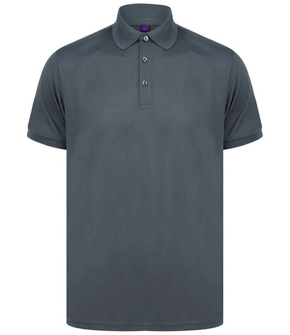 Henbury Recycled Polyester Piqué Polo Shirt
