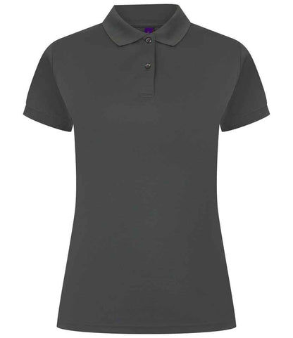 Henbury Ladies Coolplus® Wicking Piqué Polo Shirt
