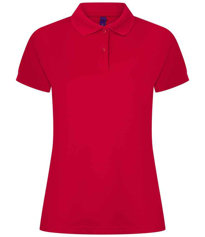 Henbury Ladies Coolplus® Wicking Piqué Polo Shirt