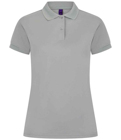 Henbury Ladies Coolplus® Wicking Piqué Polo Shirt