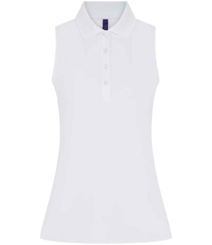 Henbury Ladies Sleeveless Coolplus® Polo Shirt