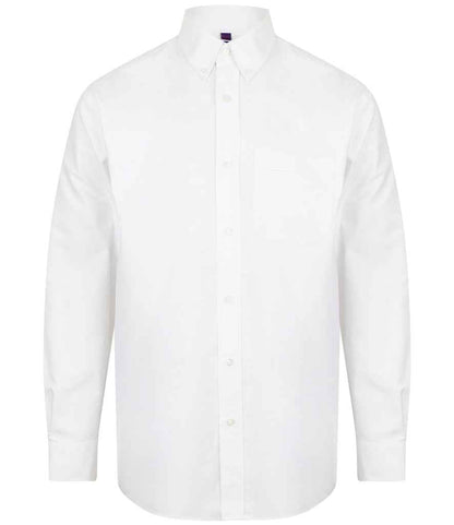 Henbury Long Sleeve Classic Oxford Shirt