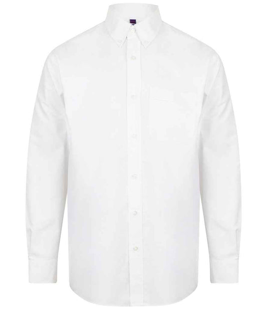 Henbury Long Sleeve Classic Oxford Shirt