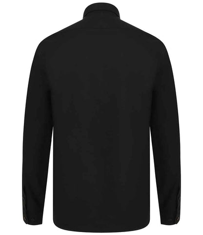 Henbury Modern Long Sleeve Regular Fit Oxford Shirt