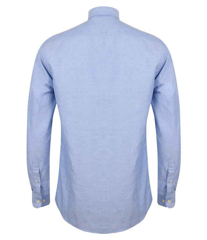 Henbury Modern Long Sleeve Regular Fit Oxford Shirt