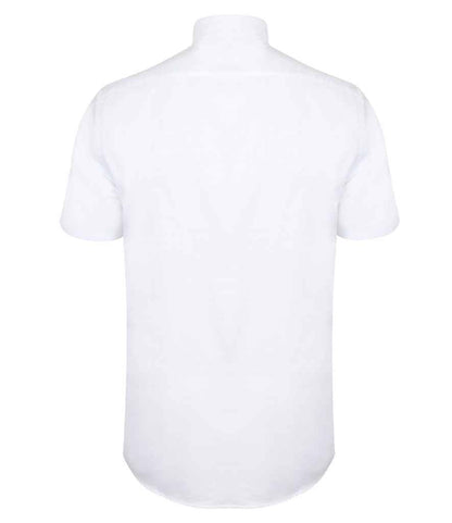 Henbury Modern Short Sleeve Regular Fit Oxford Shirt