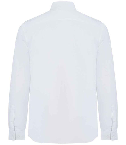 Henbury Long Sleeved Cotton Feel Coolplus® Shirt