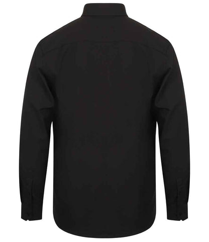 Henbury Long Sleeve Wicking Shirt