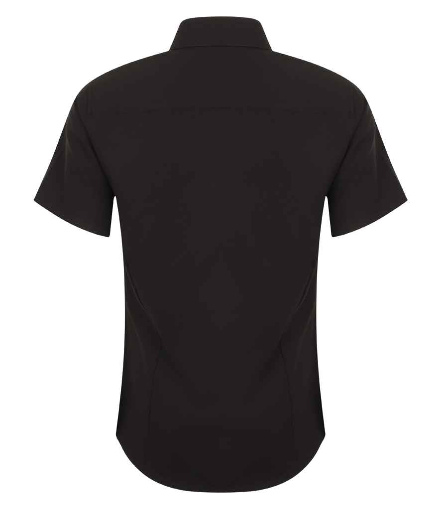 Henbury Ladies Short Sleeve Wicking Shirt