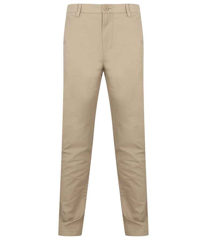 Henbury Stretch Flex Waistband Chino Trousers