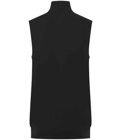 Henbury Sleeveless Zip Through Jumper