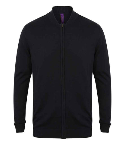 Henbury Unisex Zip Through Cardigan
