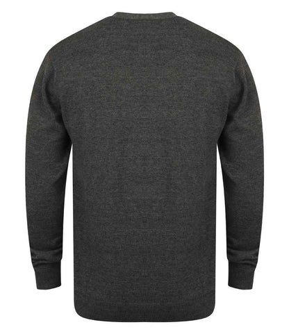 Henbury Lightweight Cotton Acrylic V Neck Cardigan